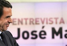 Aznar en el plató de Antena 3 | EFE