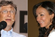 Bill Gates y Esther Koplowitz I Archivo.