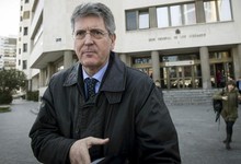 Emilio Monteagudo a su salida del juzgado | EFE