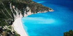Vista de una paradisaca playa griega | Archivo