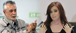 El presidente de la Junta andaluza, José Antonio Griñán, y la de Argentina, Cristina Fernández de Kirchner.