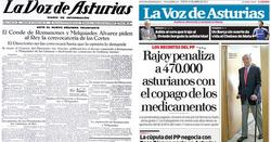 Primera y última portada de La Voz de Asturias. | La Voz de Asturias