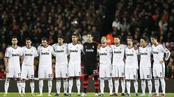 Los jugadores del Madrid, antes de comenzar el clásico ante el Barça. | Cordon Press
