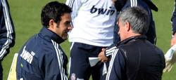 Toril y Mourinho, en un entrenamiento | Archivo