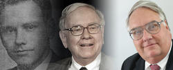 Howard H. Buffet (abuelo), Warren Buffett (hijo) y Howard Graham Buffett  (nieto) | Archivo
