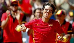 Nadal celebra su triunfo ante Tsonga. | EFE