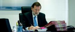 Rajoy, reunido en su despacho de Gnova13 | Tarek