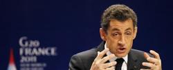 El presidente francs, Nicolas Sarkozy, durante  la ltima reunin del G-20 del 31 de marzo de 2011 | Efe