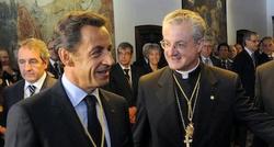 El obispo Vives y Sarkozy, copríncipes de Andorra