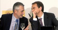 El presidente de la Junta andaluza, Jos Antonio Grin, junto a Zapatero | Archivo