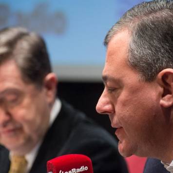 José Luis Sanz junto a Federico Jiménez Losantos