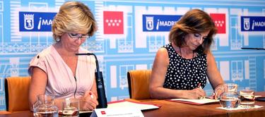 Firma del acuerdo entre Aguirre y Botella | Comunidad de Madrid