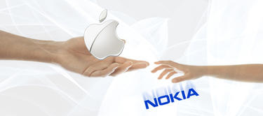 Apple y Nokia
