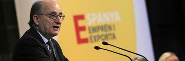 El presidente de Repsol, Antonio Brufau, durante su intervencin | EFE