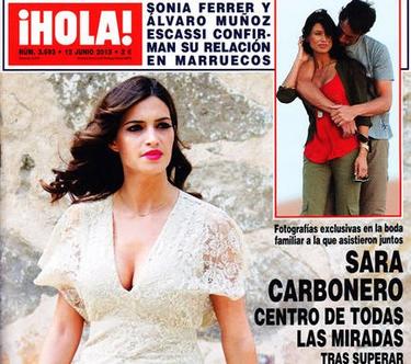 Sara Carbonero en la portada de Hola! 