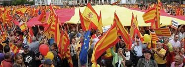 Celebración del 12 de octubre el año pasado en Barcelona