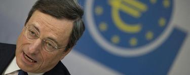 Mario Draghi durante la rueda de prensa de hoy | EFE.