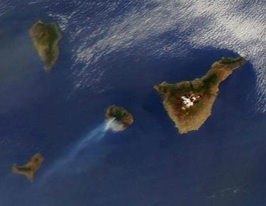 El incendio, visible desde el espacio | NASA
