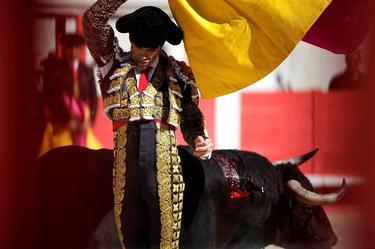 José Tomás en la histórica corrida de Nimes. | EFE