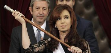 Cristina Fernndez de Kirchner, con el bastn de mando | EFE/Archivo