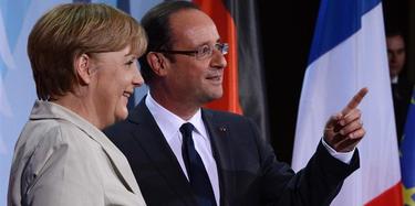 Merkel y Hollande, en Berln | EFE