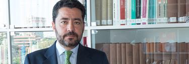 El director de Economa y Polticas Pblicas de FAES, Miguel Marn, en las instalaciones de la Fundacin | L.F.Q/LD