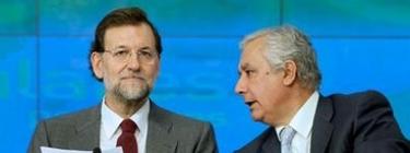 Rajoy, con Arenas, en una reunin del PP | Archivo