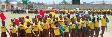 Un grupo de alumnos, en una de las escuelas de Omega, en Ghana. | Omega Schools