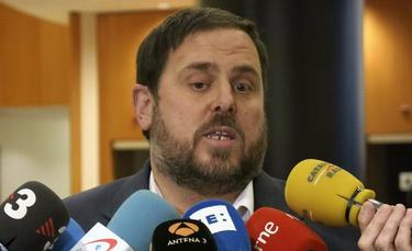 Oriol Junqueras, en Bruselas | EFE