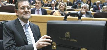 Mariano Rajoy, el pasado 1 de agosto, durante su comparecencia por el caso Brcenas | EFE
