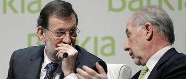 Mariano Rajoy y Rodrigo Rato ste martes. | Efe