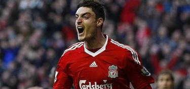 Albert Riera, durante su etapa en el Liverpool. | Archivo