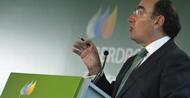 El presidente de Iberdrola, Ignacio Snchez Galn, durante la presentacin de resultados. | EFE.
