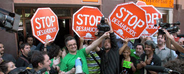 Concentracin de la plataforma 'Stop desahucios' | Archivo