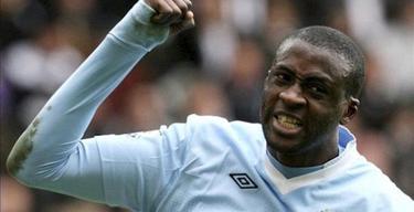 Yay Toure celebra un gol con el Manchester City. | EFE