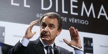 José Luis Rodríguez Zapatero, durante la presentación de su libro. | EFE