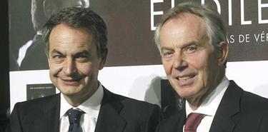 Zapatero junto a Blair | EFE