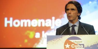 Aznar, en el homenaje en Madrid. | FAES.