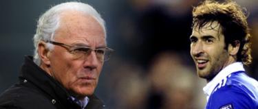 Franz Beckenbauer y Raúl González. | LD