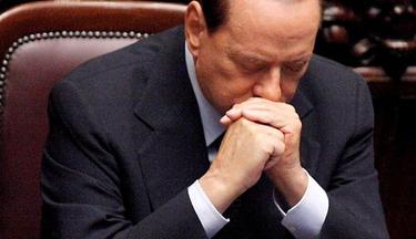 Silvio Berlusconi, este lunes, en el Parlamento italiano. | EFE
