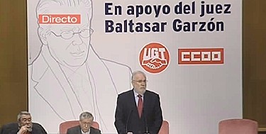 Berzosa ensalza a Garzón: "Es un ejemplo de honestidad y decencia"