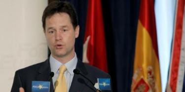 Nick Clegg, en España | EFE