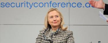 Hillary Clinton, durante su participacin en la Conferencia de Seguridad de Mnich | EFE