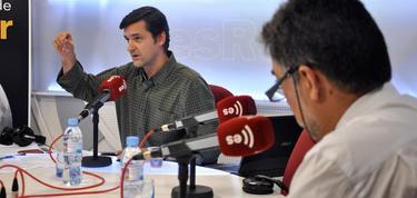 Javier Somalo, junto a Luis del Pino en Debates en Libertad | D. Alonso / LD