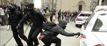 Los "Black Block" organizan disturbios en Toronto | EFE