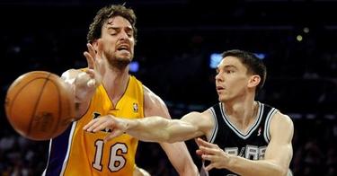 Gasol, en un partido con los Lakers. | Archivo