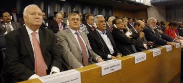 Moratinos, durante la jornada de elección del nuevo director de la FAO | EFE