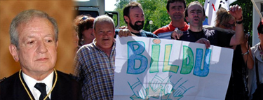 Pascual Sala y la imagen del preso de ETA apoyando a Bildu