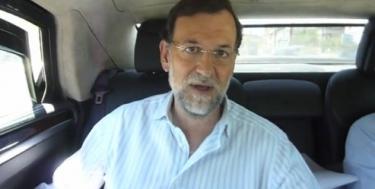 Mariano Rajoy en un momento de su intervención en el vídeo.