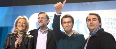 Mariano Rajoy en la convención de Santiago de Compostela | Diego Crespo / PP